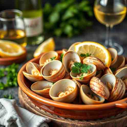 Portuguese Clams with Vinho Verde - Cook with White Wine